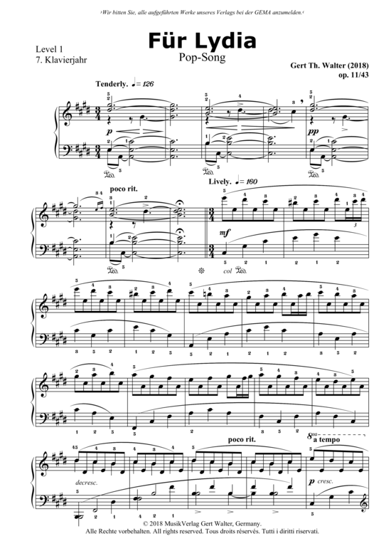 Produktbild zu: Für Lydia Gert Walter