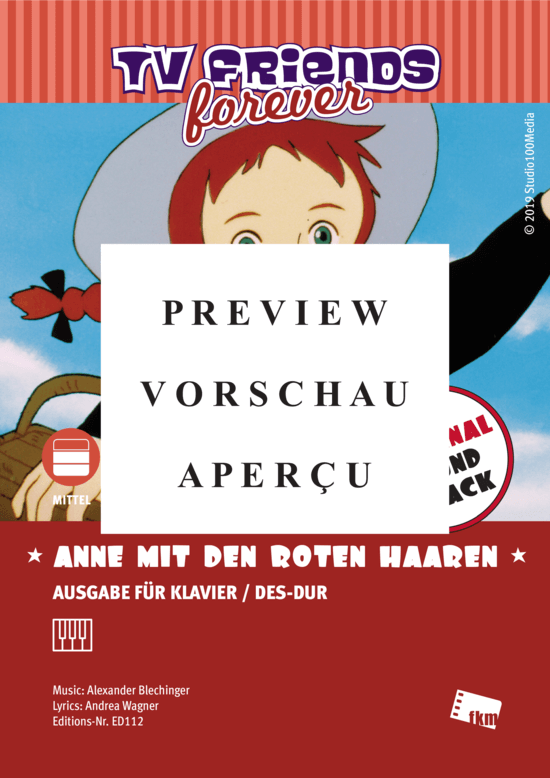 gallery: Anne mit den roten Haaren - Title song from the TV series Anne mit den roten Haaren aka Anne of Green Gables (1988) , ,  (Klavier Solo)