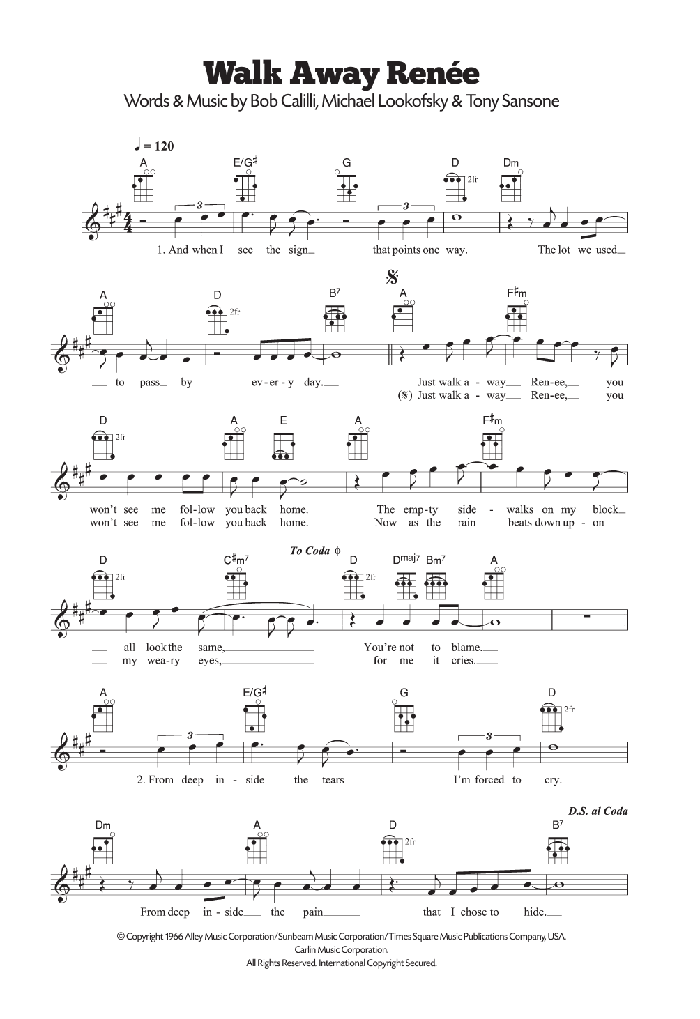 Product gallery: Page 1 of 1 Walk Away, Renee, The Four Tops