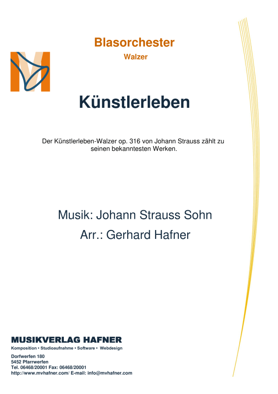 Product picture to: KünstlerlebenJohann Strauss (Sohn)