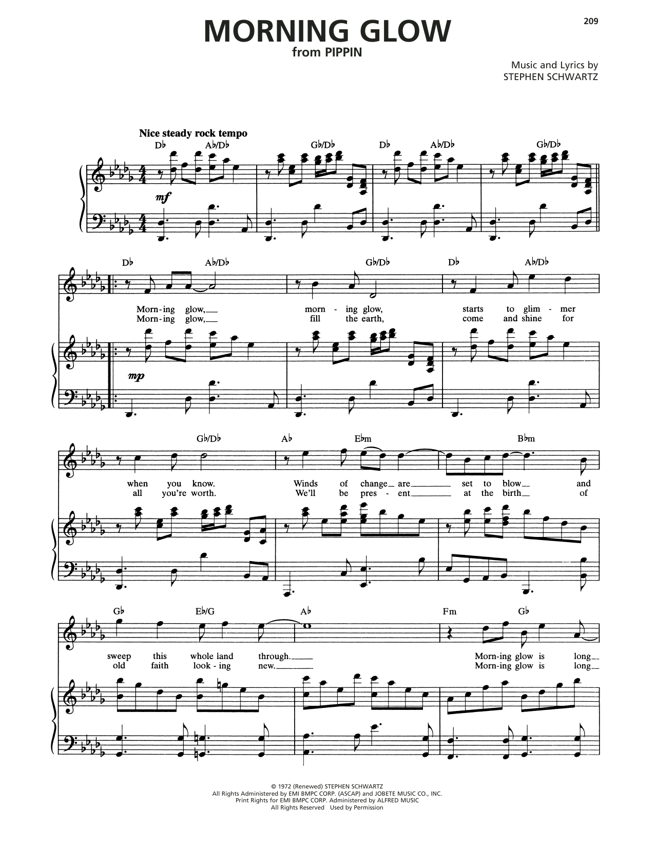 Produktbild zu: Morning Glow (from Pippin)