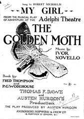 cover: My Girl (from 'The Golden Moth'), Ivor Novello, Gesang, Klavier