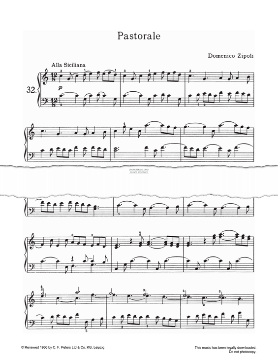 Product gallery: Page 1 of 1 Pastorale, Domenico Zipoli