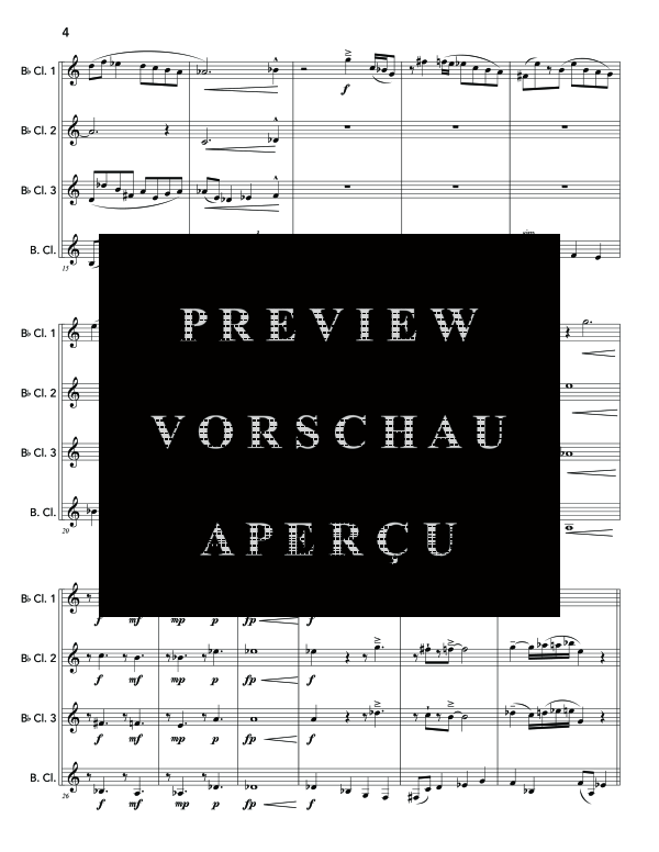 Product gallery: Page 8 of 11 Jazz Set, , (Clarinet Quartet)