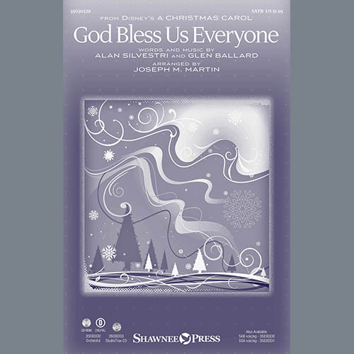 cover: God Bless Us Everyone (from Disney's A Christmas Carol) (arr. Joseph M. Martin), Andrea Bocelli, Alan Silvestri, Glen Ballard