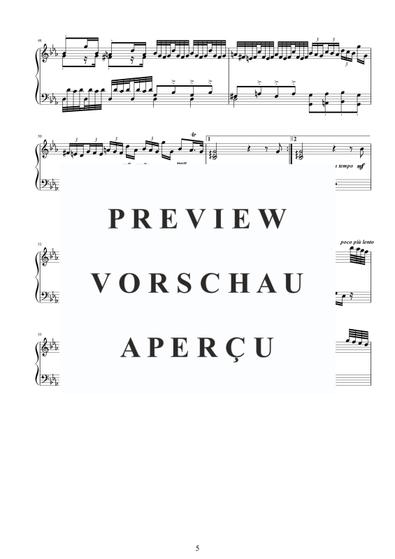 Produktgalerie: Seite 6 von 11 Fantasia in C-Moll BWV Anh. 86, , Klavier Solo