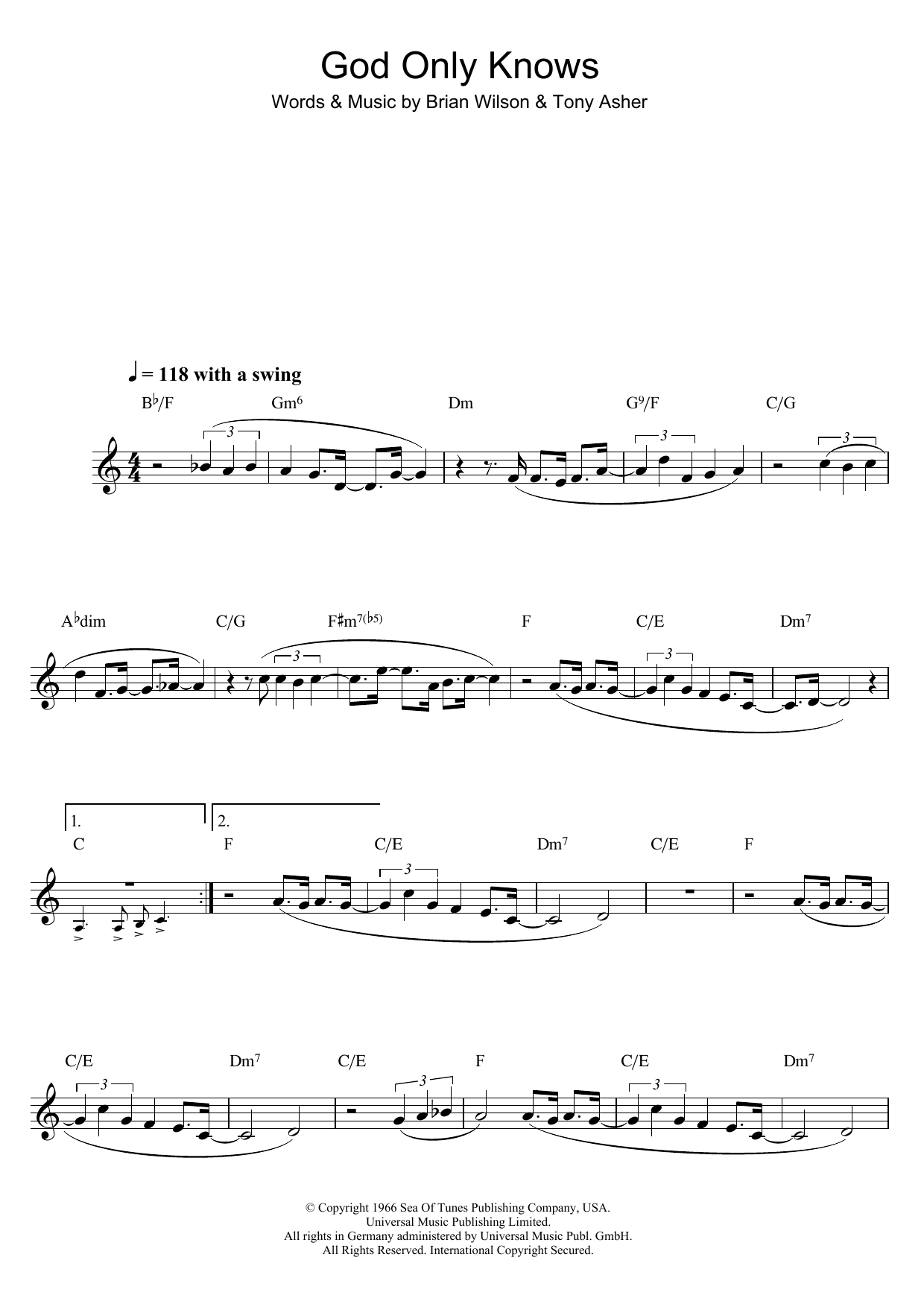 Product gallery: Page 1 of 1 God Only Knows, The Beach Boys