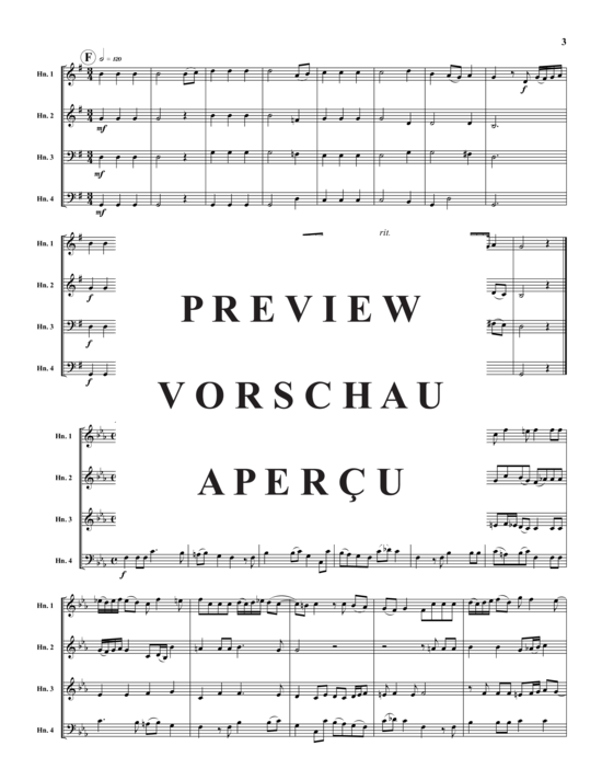 Produktgalerie: Seite 4 von 21 Renaissance Suite , , (Horn-Quartett)