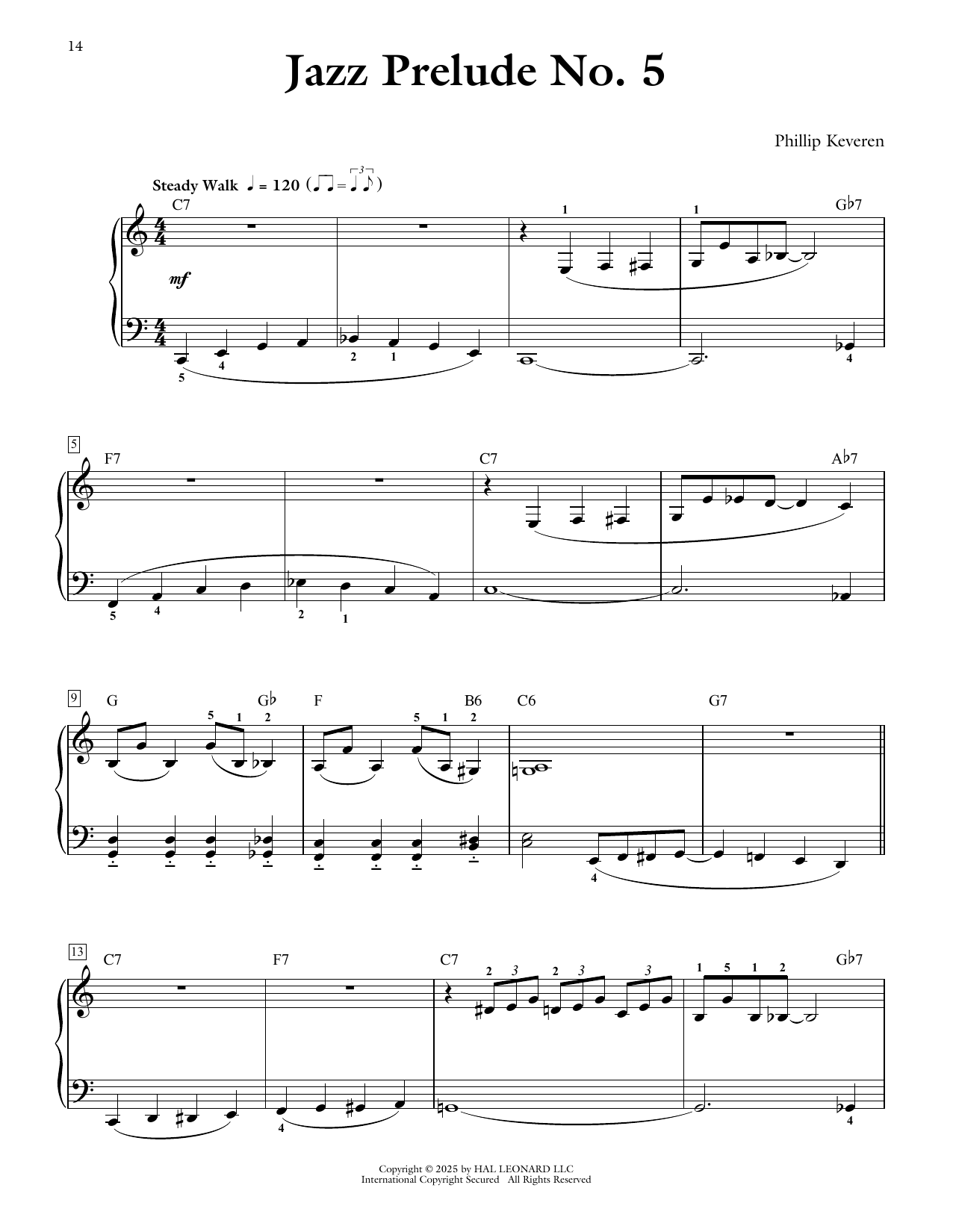 Produktgalerie: Seite 1 von 1 Jazz Prelude No. 5, Phillip Keveren, Klavier