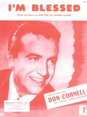 cover: I'm Blessed, Don Cornell, Gesang, Gitarre, Klavier