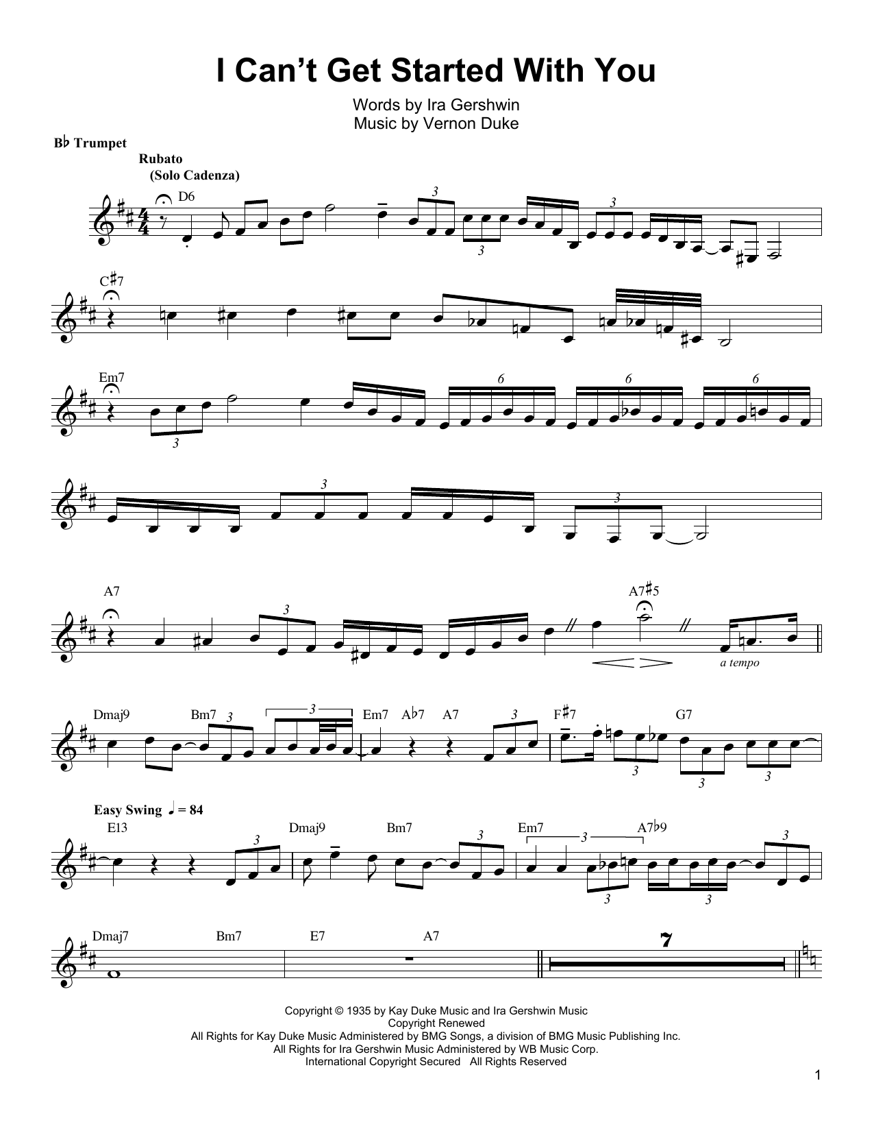 Produktgalerie: Seite 1 von 1 I Can't Get Started, Arturo Sandoval, Trompete