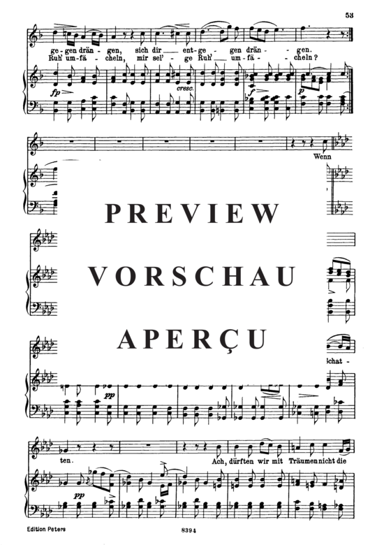 gallery: Abendlied für die Entfernte D.856 , , (Gesang hoch + Klavier)