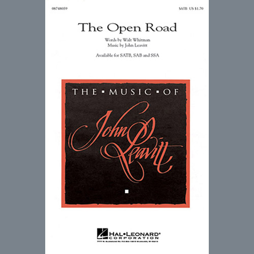 cover: The Open Road, John Leavitt, Chor