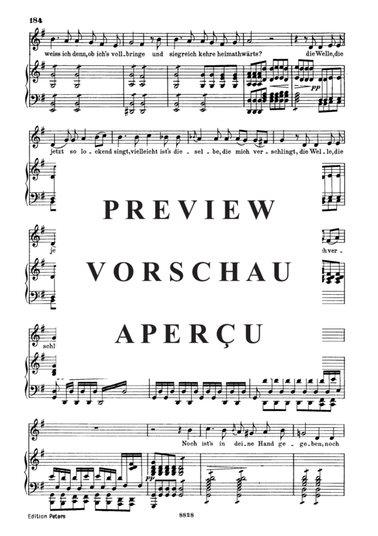 Product gallery: Page 5 of 13 Schiffers Scheidelied D.910, , Low Voice and Piano