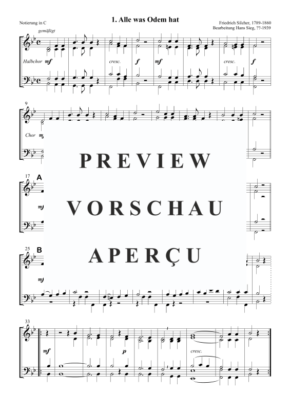 Produktgalerie: Seite 2 von 5 Alle, was Odem hat, , Posaunenchor