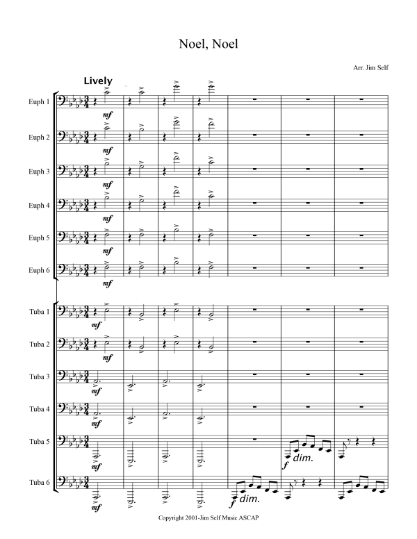 Produktgalerie: Seite 1 von 11 Noel, Noel, , (Tuba Ensemble EEEEEETTTTTT)
