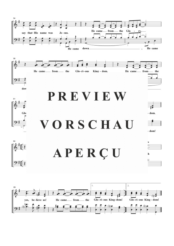 Produktgalerie: Seite 5 von 11 Glorious Kingdom, , Gemischter Chor und Klavier
