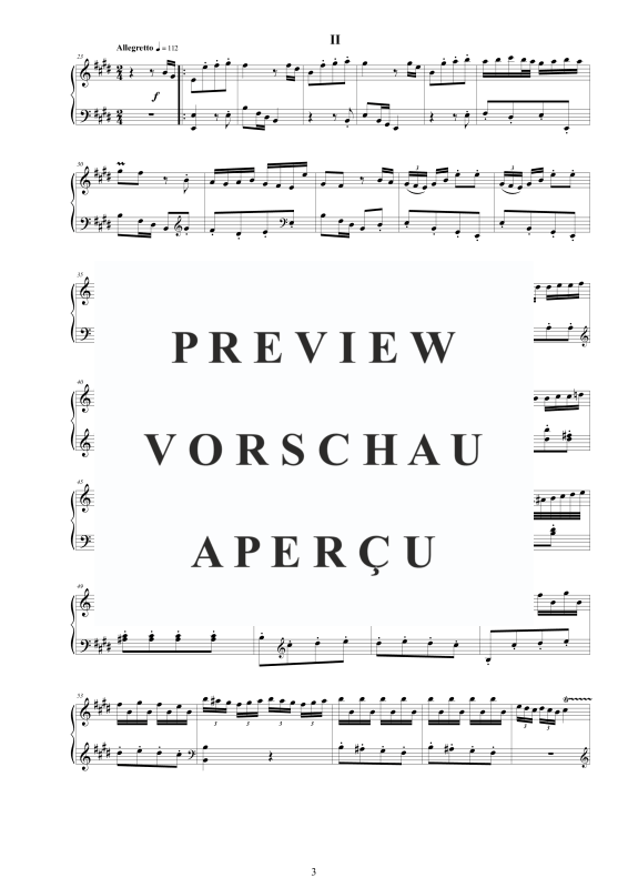 Produktgalerie: Seite 4 von 11 Cembalo Sonate Nr. 6 in E-Dur Op. 1, , Cembalo/Klavier Solo