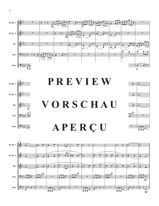 Produktgalerie: Seite 3 von 9 Scherzo , , (Blechbläser-Quintett)