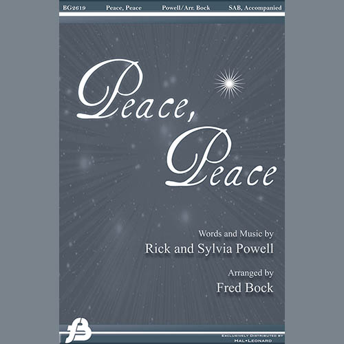 Product picture to: Peace, Peace (arr. Fred Bock)