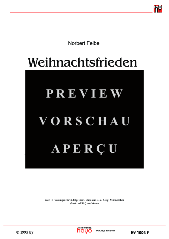 gallery: Weihnachtsfrieden, , (Frauenchor SSA)