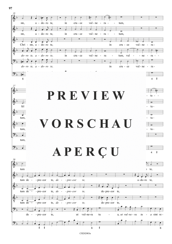 gallery: O Domine Jesu Christe, , (Gemischter Chor 6-stimmig)