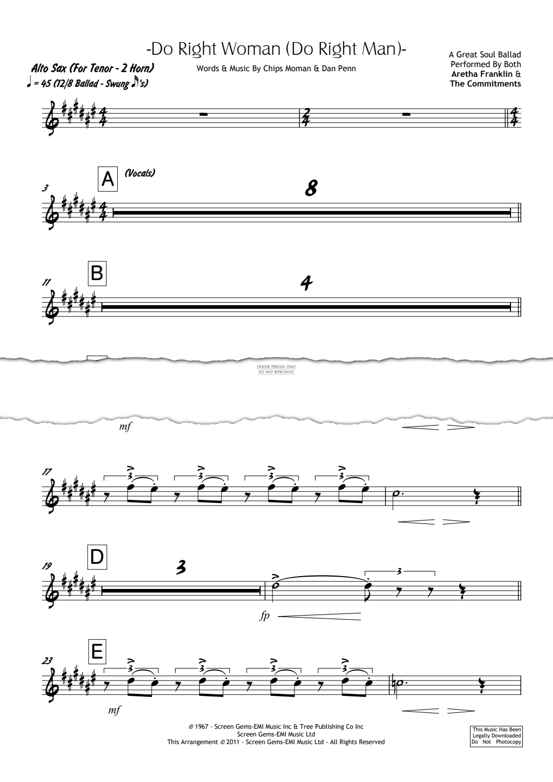 Product gallery: Page 1 of 1 Do Right Woman, Do Right Man, The Commitments