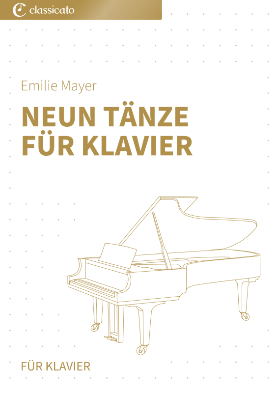cover: Neun Tänze für Klavier, , Klavier Solo