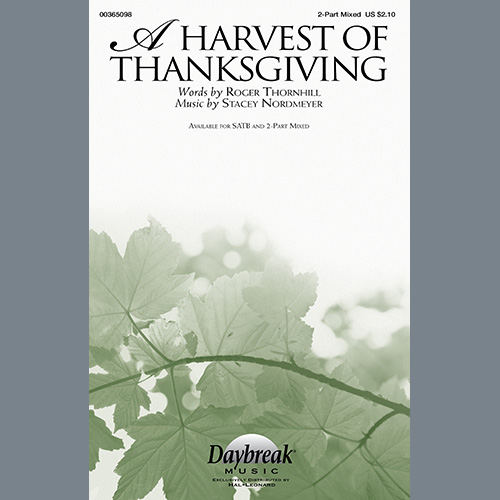 cover: A Harvest Of Thanksgiving, Roger Thornhill and Stacey Nordmeyer