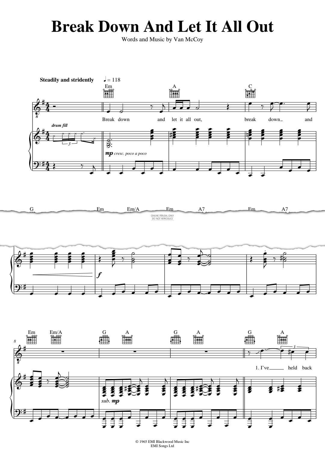 Produktbild zu: Break Down And Let It All Out