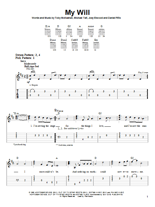 Product gallery: Page 1 of 1 My Will, dc Talk