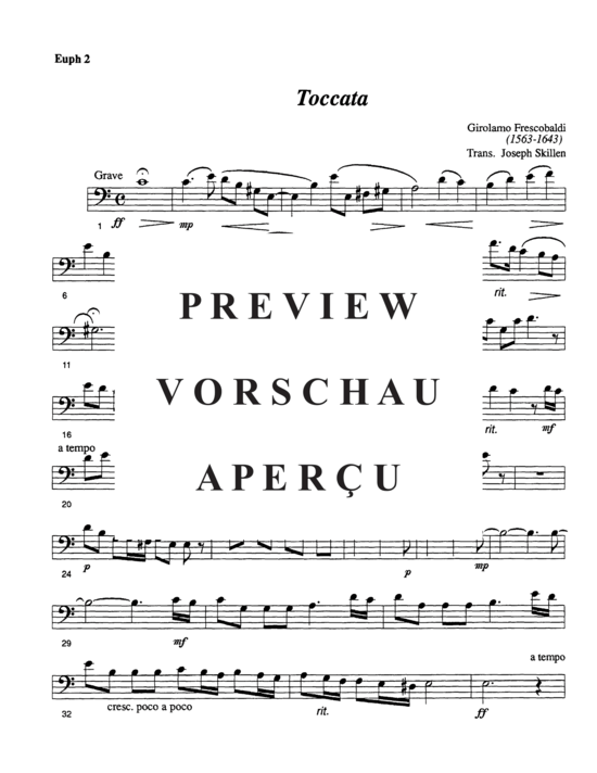 Produktgalerie: Seite 18 von 21 Toccata , , (Tuba Ensemble EEETTT)