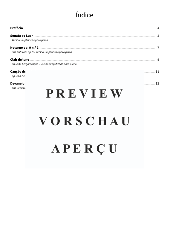 gallery: Peças noturnas sonhadoras - Peças para piano simplificadas para a paz interior, , Klavier Solo