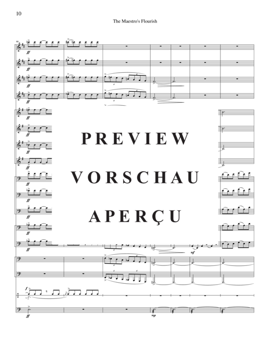 Product gallery: Page 11 of 21 The Maestro's Flourish , , (Brass Ensemble)