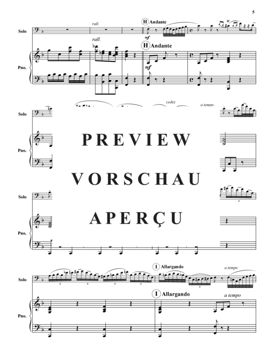 Product gallery: Page 6 of 18 Bravura - Variations , , (baritone/pos + piano)