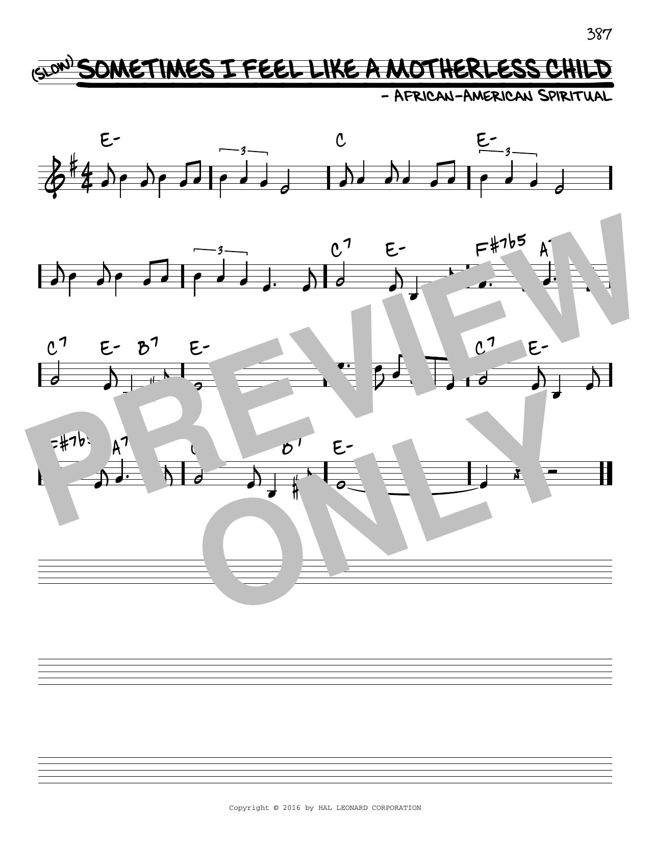 Product gallery: Page 1 of 1 Sometimes I Feel Like A Motherless Child, Traditional