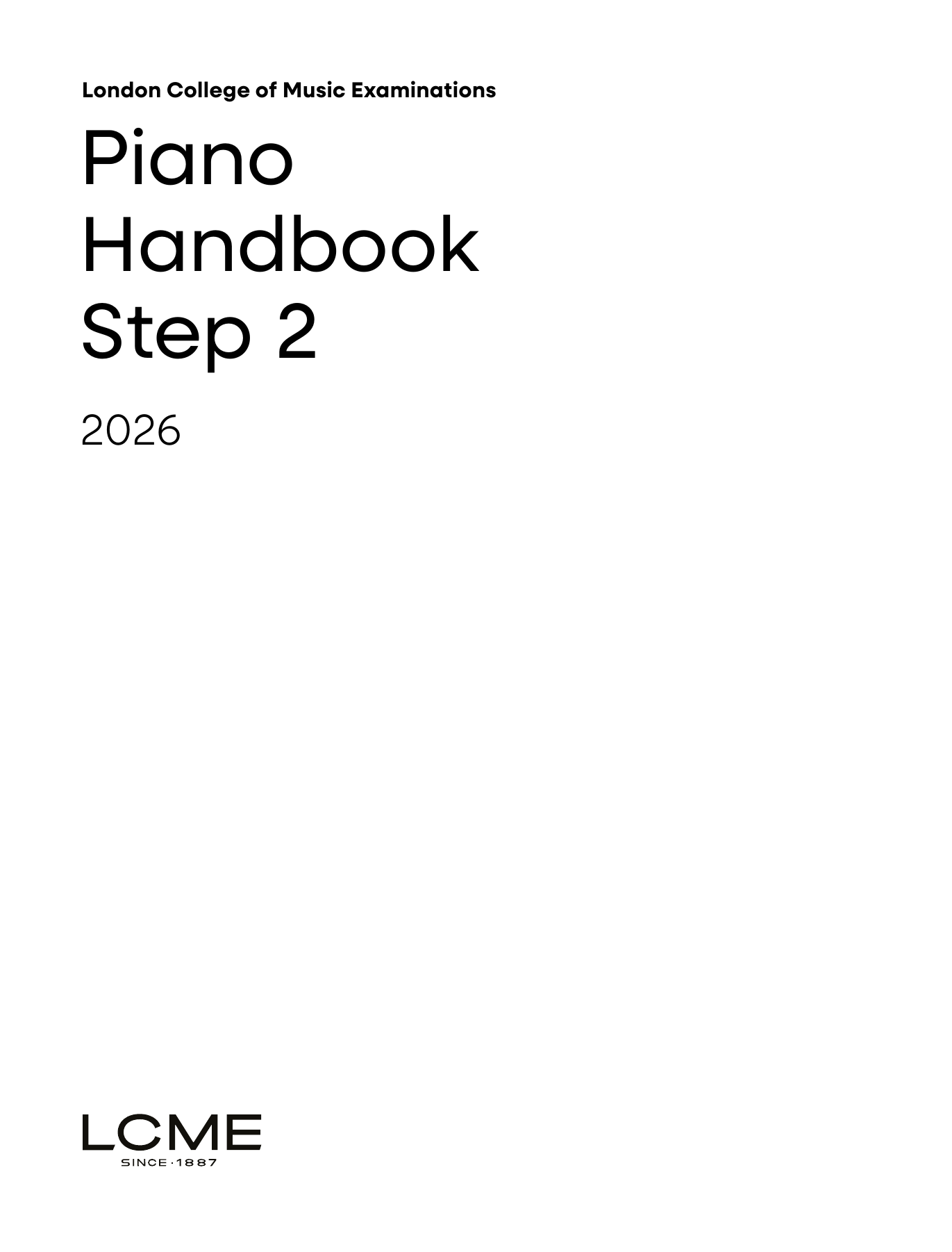 Produktbild zu: LCME Piano Handbook 2026: Step 2