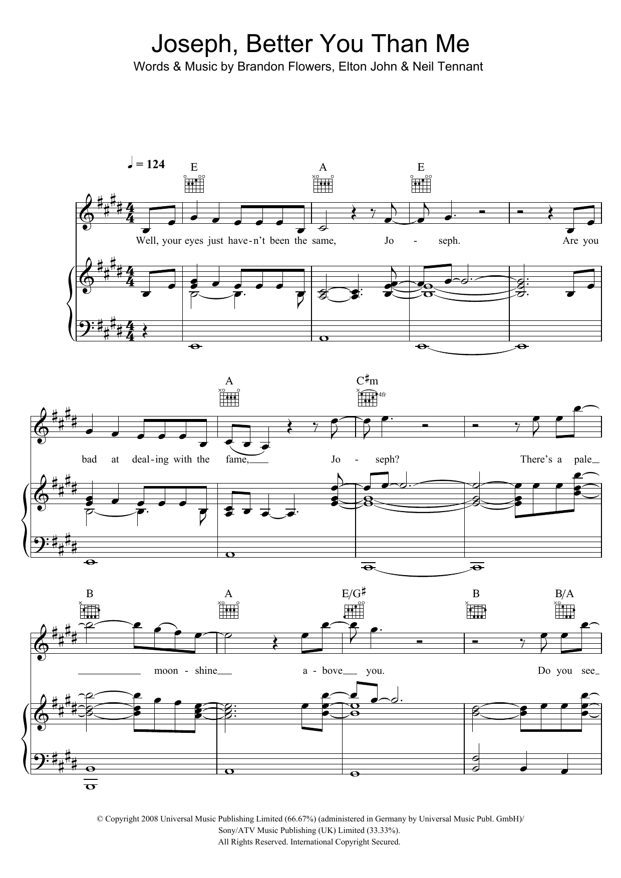 Produktbild zu: Joseph, Better You Than Me (featuring Elton John and Neil Tennant)