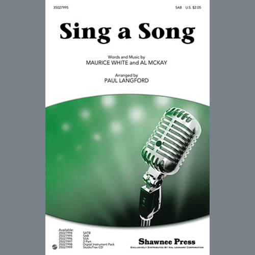 cover: Sing A Song (arr. Paul Langford), Earth, Wind & Fire