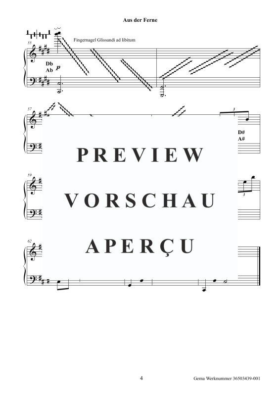 gallery: Aus der Ferne, , (concert harp solo)