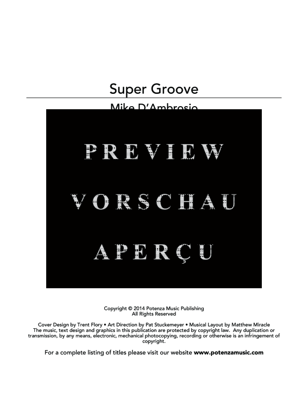 Produktgalerie: Seite 3 von 11 Super Groove, , (Oboe und Klavier)