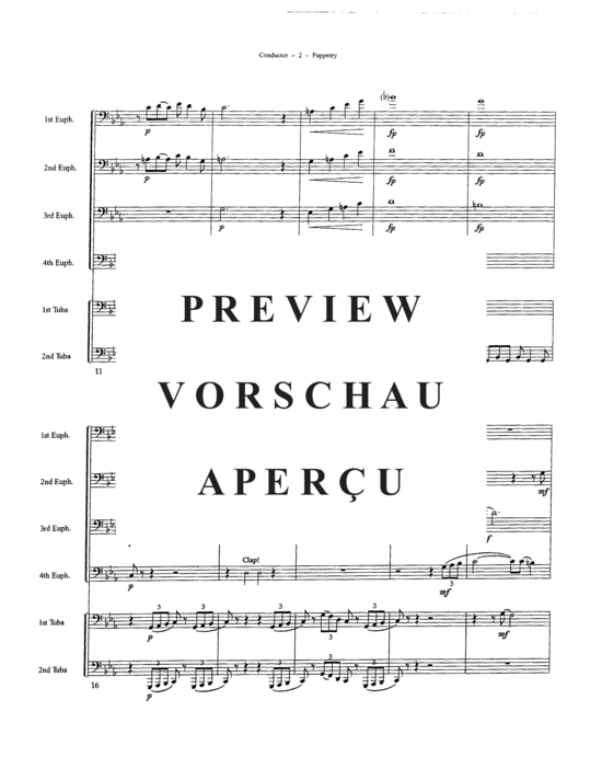 Produktgalerie: Seite 5 von 21 Puppetry , , (Tuba Ensemble EEEETT)