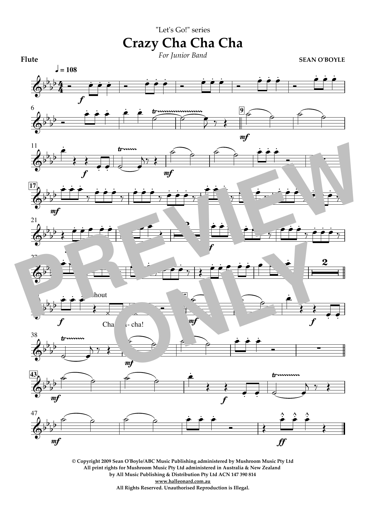 Produktgalerie: Seite 1 von 1 Crazy Cha Cha Cha - Flute, , Ensemble