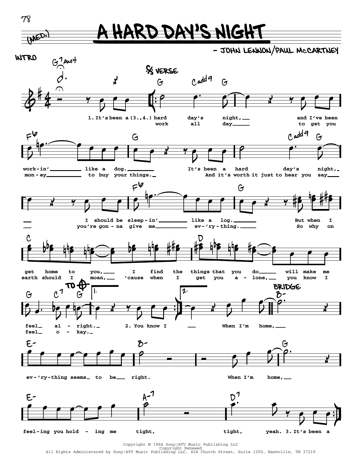 Produktbild zu: A Hard Day's Night [Jazz version]