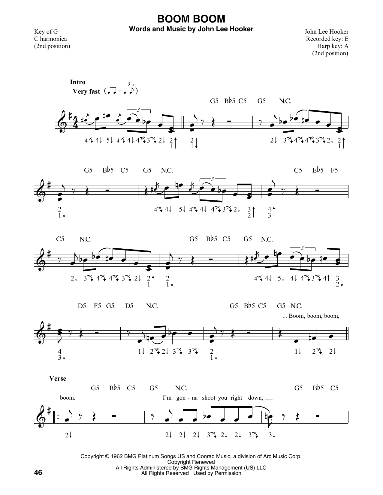 Product gallery: Page 1 of 1 Boom Boom, John Lee Hooker