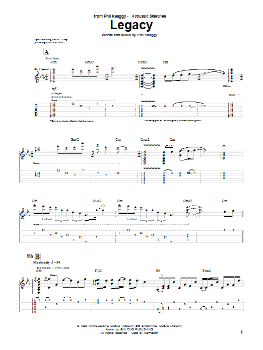 Product gallery: Page 1 of 1 Legacy, Phil Keaggy