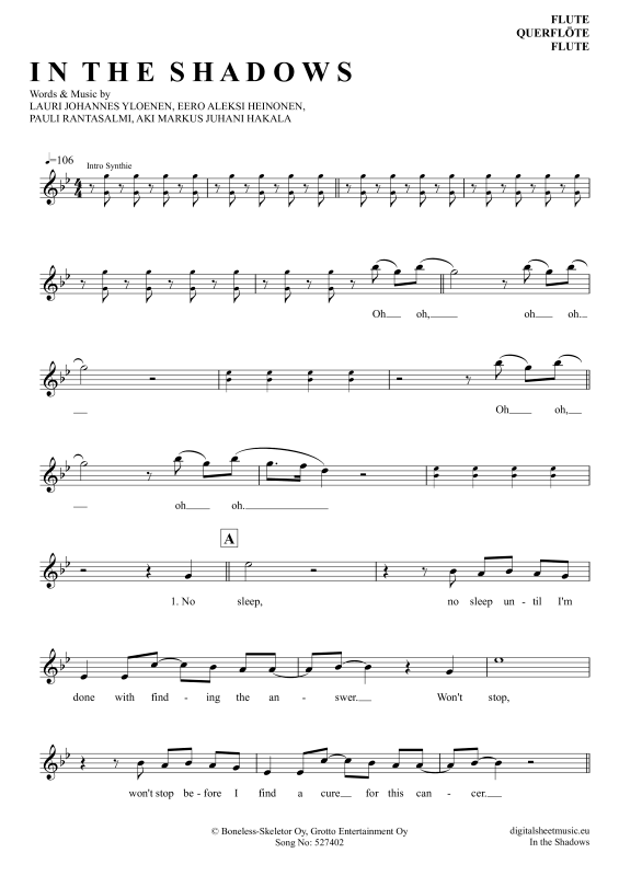 Product picture to: In The ShadowsRasmus