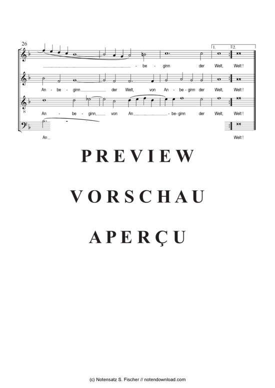 Produktgalerie: Seite 4 von 4 Kommt her, ihr Gesegneten meines Vaters , , (Gemischter Chor)