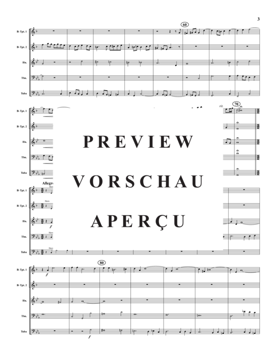 Produktgalerie: Seite 4 von 17 Canzona, BWV 588 , , (Blechbläserquintett)