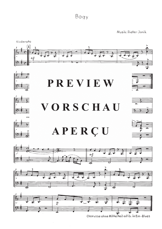 Product picture to: Bogy sheet music for jazzpiano
